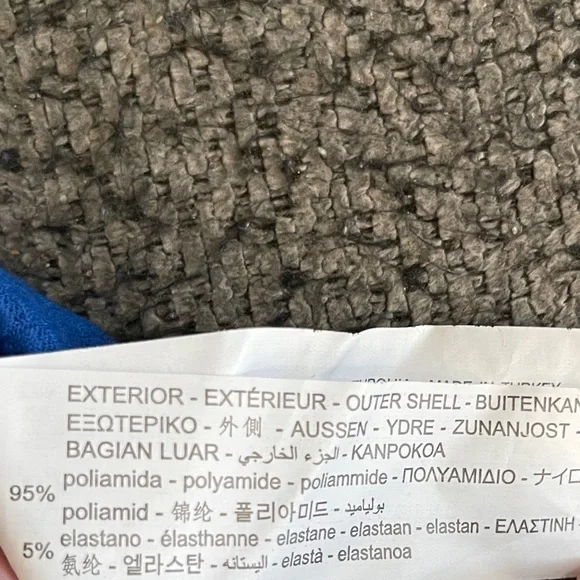 NWT Zara Bright Blue Ribbed Crop Top - Picture 5 of 5